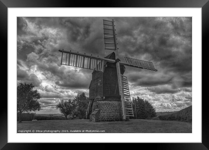 Incoming over the old mill. Framed Mounted Print by 28sw photography