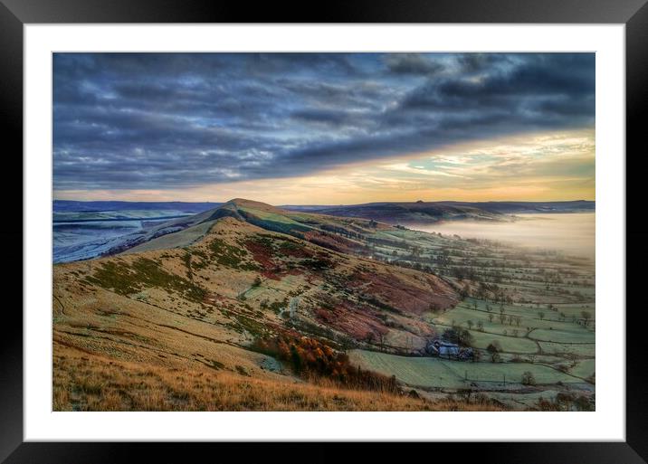 Great Ridge Sunrise Framed Mounted Print by Darren Galpin