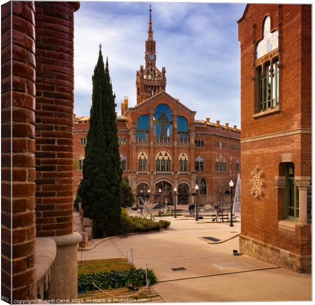 Administration building - CR2301-8564-GRACOL Canvas Print by Jordi Carrio