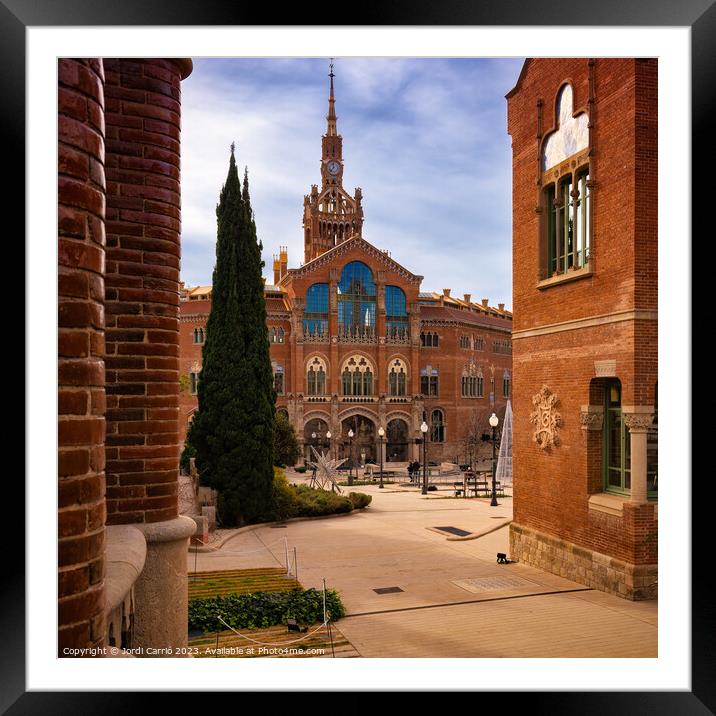 Administration building - CR2301-8564-GRACOL Framed Mounted Print by Jordi Carrio