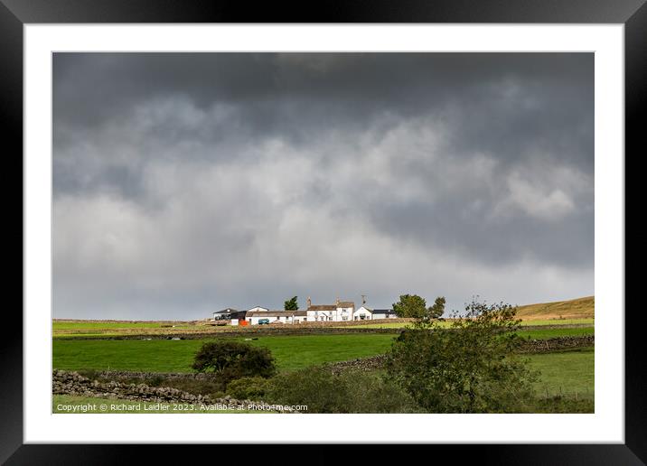 Spotlight on Wool Pits Hill, Teesdale Framed Mounted Print by Richard Laidler