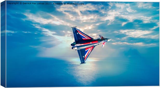 Euro fighter Typhoon Canvas Print by Derrick Fox Lomax