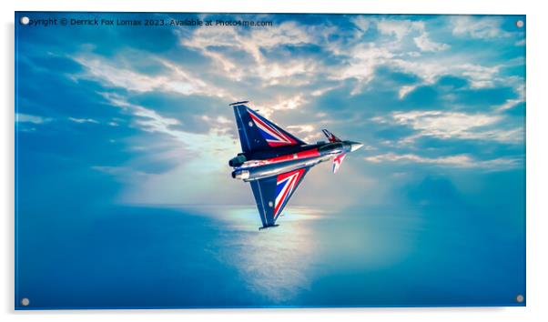 Euro fighter Typhoon Acrylic by Derrick Fox Lomax