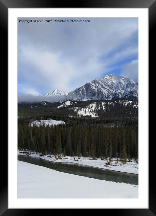 Banff Canada Framed Mounted Print by Arun 