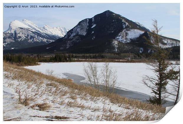 Banff Canada Print by Arun 