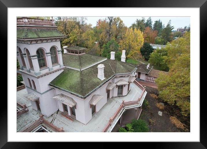 Bidwell mansion Chico California Framed Mounted Print by Arun 