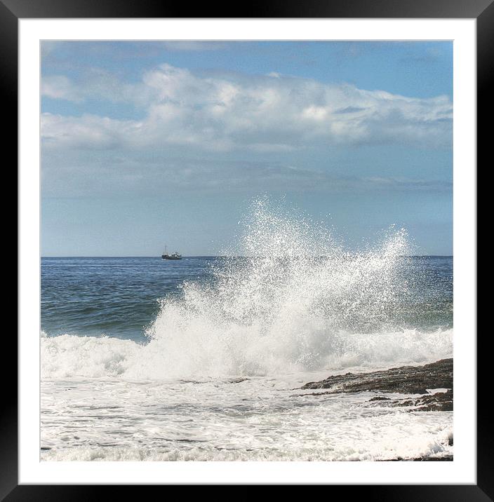 Life on the ocean wave Framed Mounted Print by David McFarland