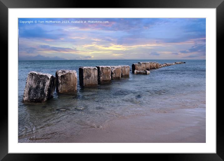 Lossiemouth West Beach Framed Mounted Print by Tom McPherson
