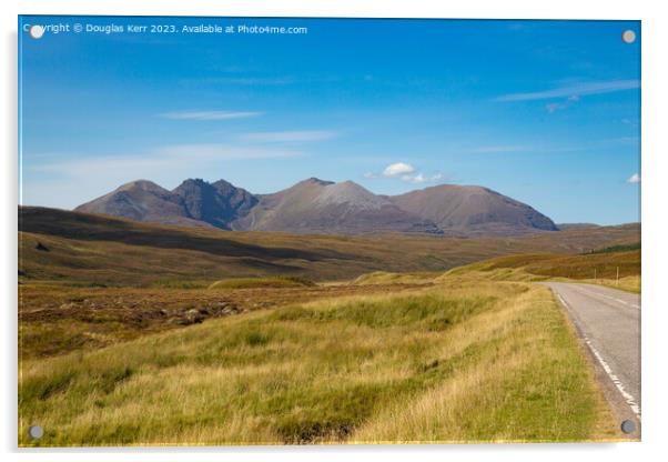 An Teallach, Scottish Highlands Acrylic by Douglas Kerr