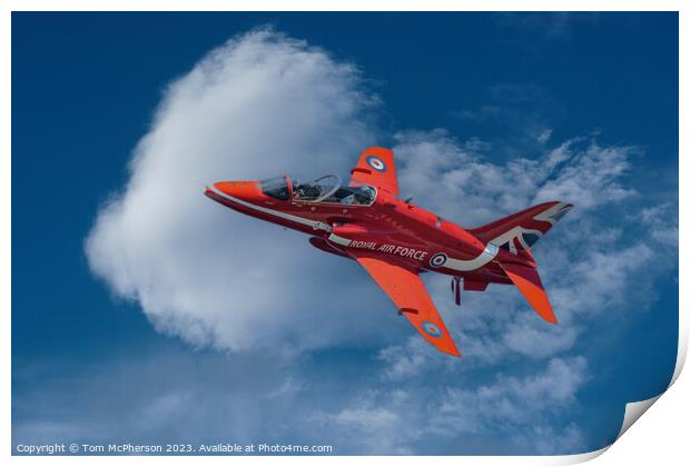 Solo Red Arrow Print by Tom McPherson