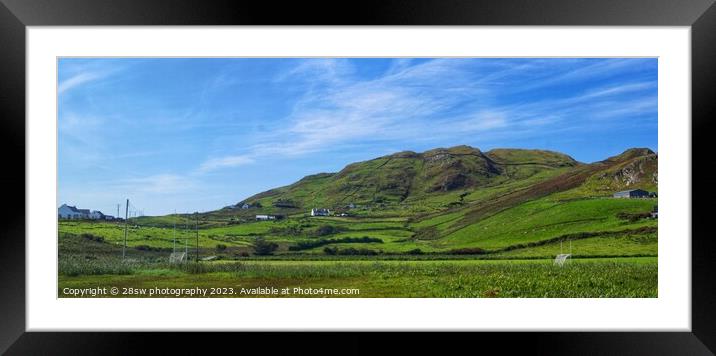 Clare Island Dreaming - (Panorama.) Framed Mounted Print by 28sw photography