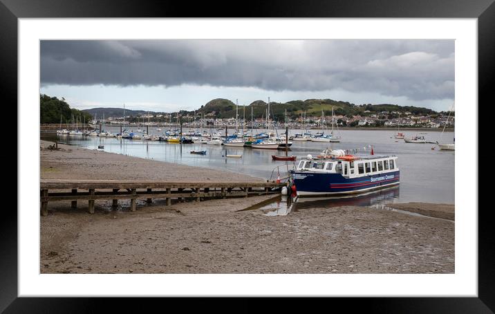 Conwy harbour Framed Mounted Print by Alan Tunnicliffe
