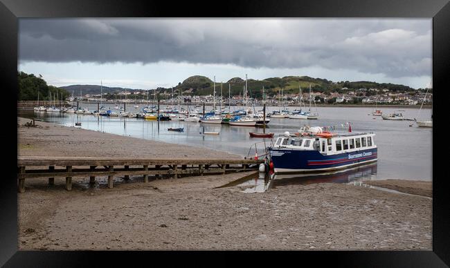 Conwy harbour Framed Print by Alan Tunnicliffe