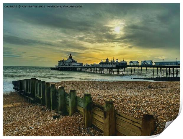 Eastbourne Pier  Print by Alan Barnes