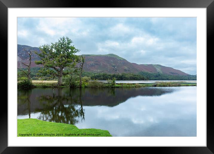 Catbells and the River Derwent Framed Mounted Print by Keith Douglas