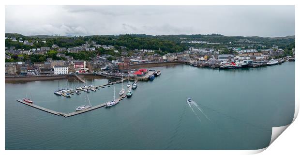 Welcome to Oban Print by Apollo Aerial Photography