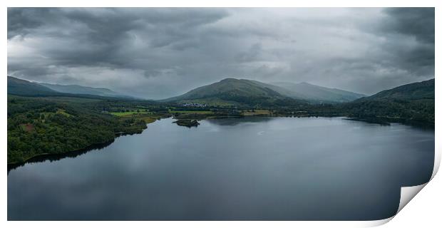 Loch Tay Print by Apollo Aerial Photography