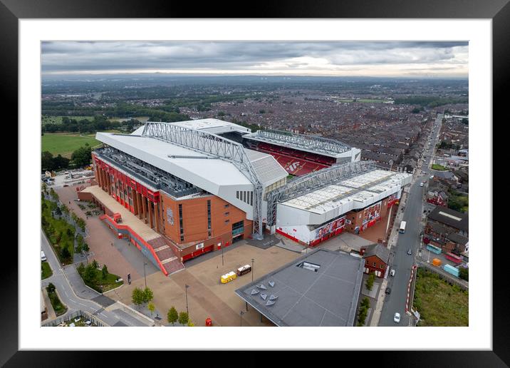 Anfield Framed Mounted Print by Apollo Aerial Photography