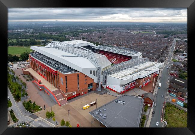 Anfield Framed Print by Apollo Aerial Photography