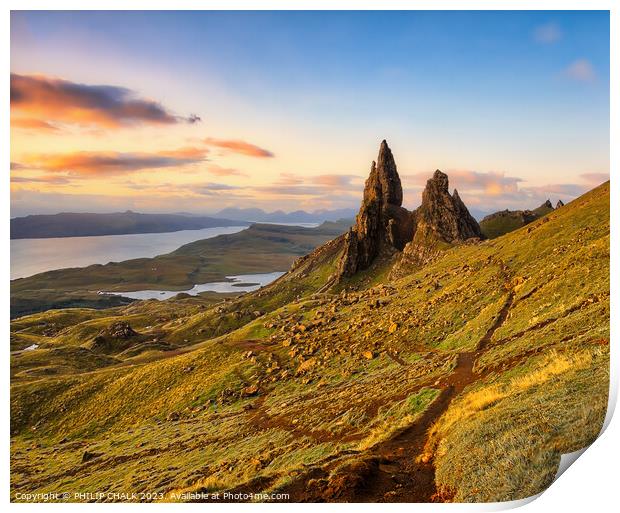 The old man of Storr isle of skye Scotland 937 Print by PHILIP CHALK