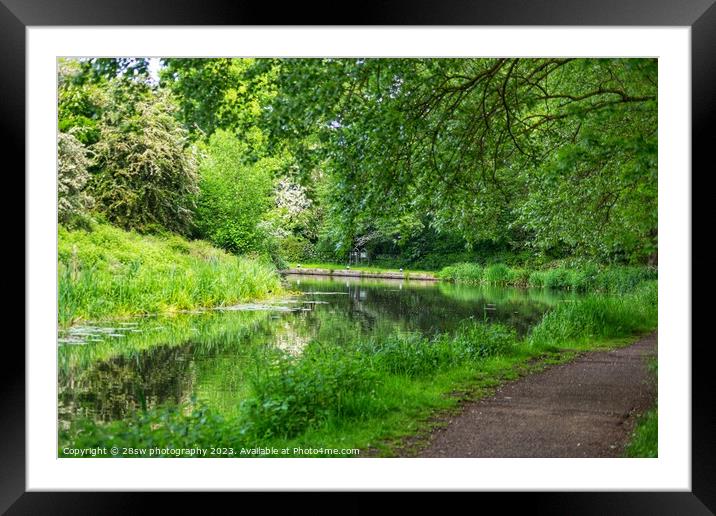 Tranquil by the Water. Framed Mounted Print by 28sw photography