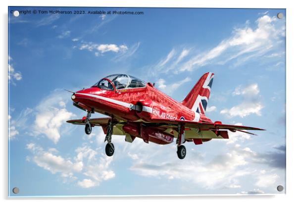 Solo Red Arrow Acrylic by Tom McPherson