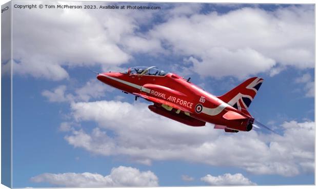 Red Arrow Canvas Print by Tom McPherson