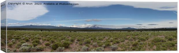 Deschutes Wilderness, Canvas Print by Arun 