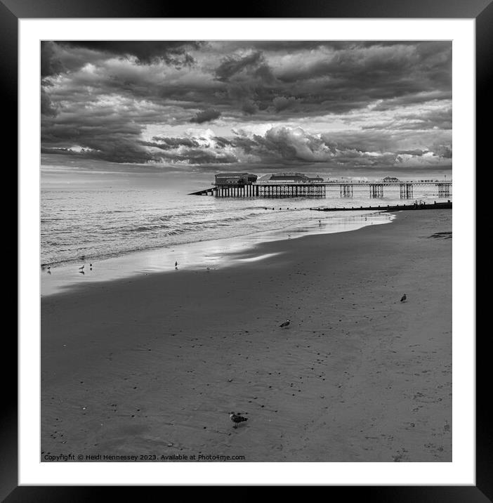 Looking out to sea Framed Mounted Print by Heidi Hennessey