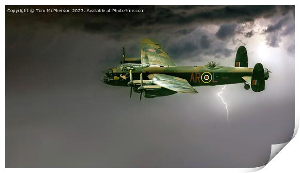 Avro Lancaster B.1 - PA474 PA474 Print by Tom McPherson