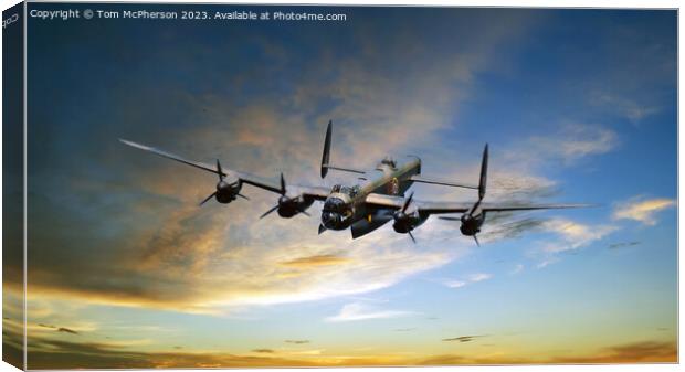 Avro Lancaster B.1 - PA474 Canvas Print by Tom McPherson