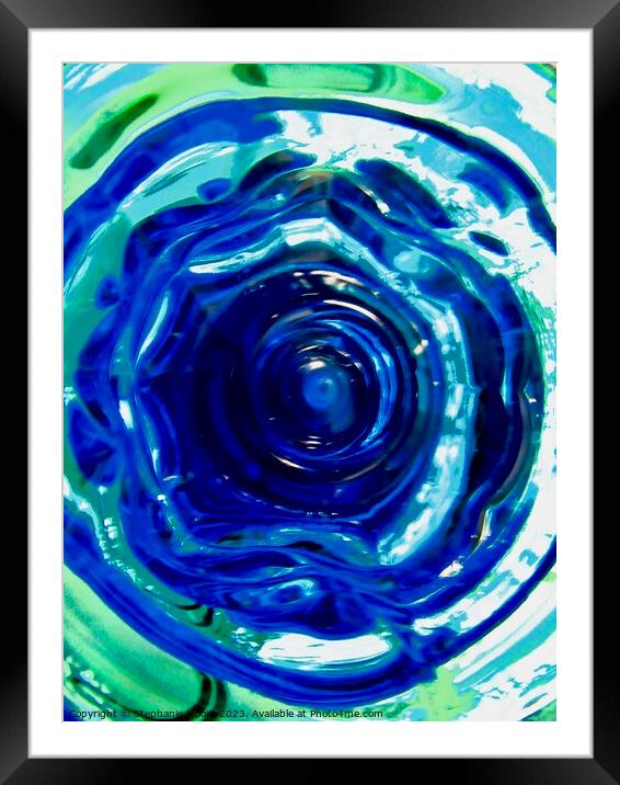 Abstract 796 Framed Mounted Print by Stephanie Moore