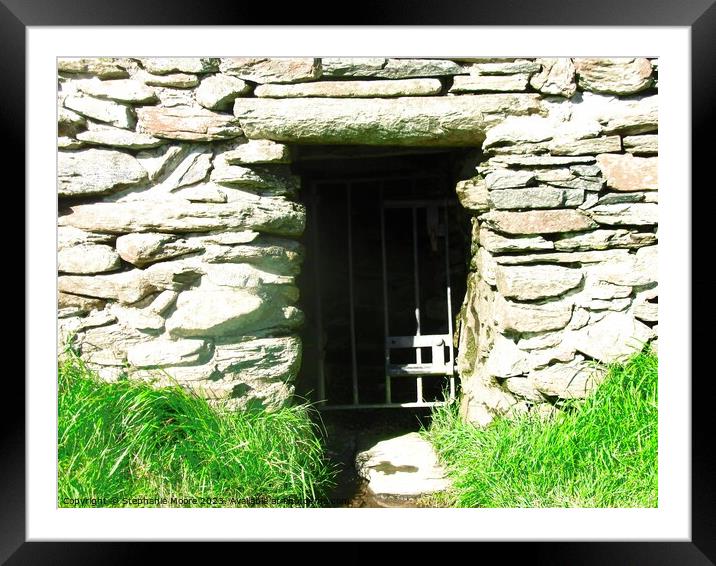 Iron Age Doorway Framed Mounted Print by Stephanie Moore
