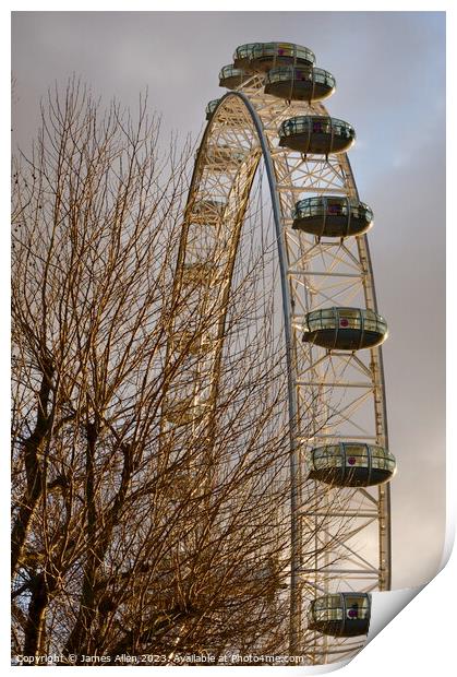 London Eye  Print by James Allen