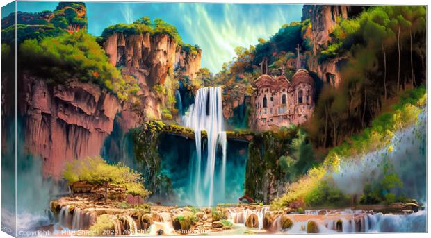 The Lost City of the Amazon Canvas Print by Mike Shields