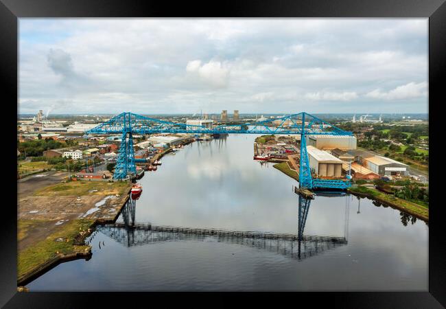 Transporter Bridge Middlesbrough Framed Print by Steve Smith