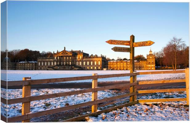Wentworth Woodhouse Rotherham Canvas Print by Alison Chambers