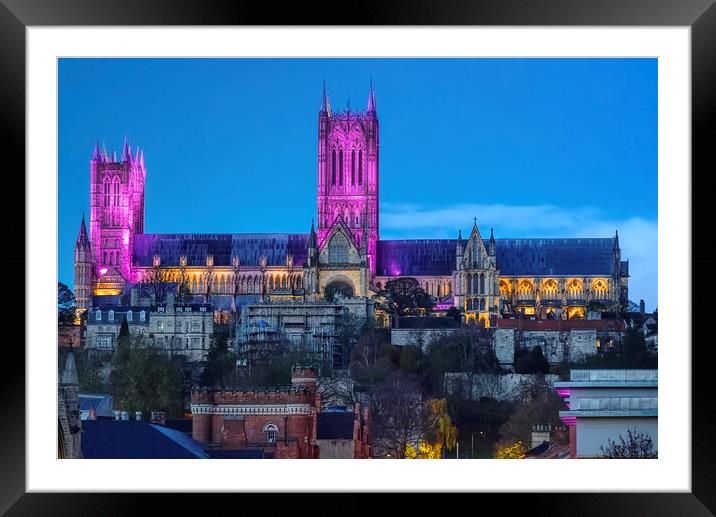 Lincoln Cathedral Framed Mounted Print by Alison Chambers