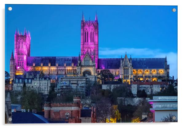 Lincoln Cathedral Acrylic by Alison Chambers