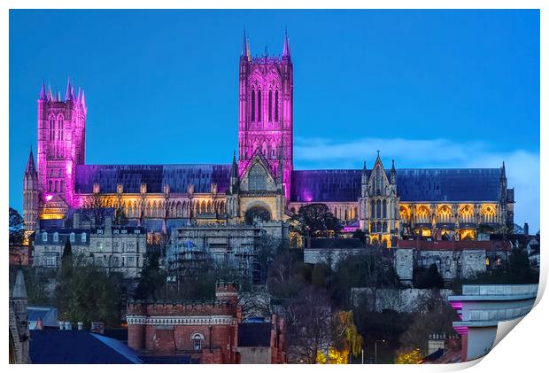 Lincoln Cathedral Print by Alison Chambers