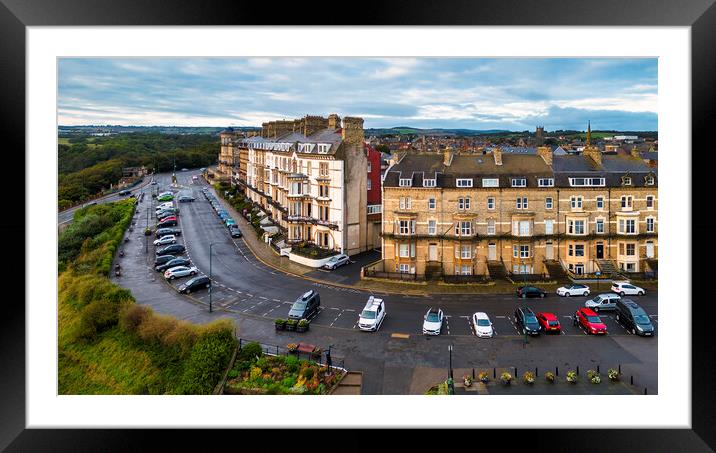 Victorian Guesthouses at Saltburn-by-the-Sea Framed Mounted Print by Tim Hill