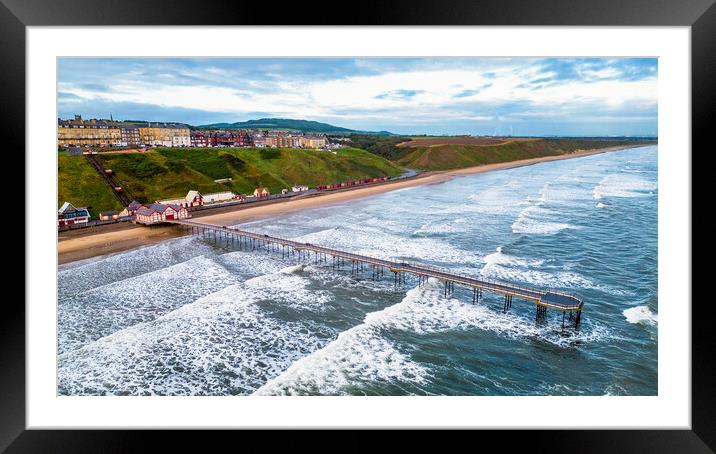 Incoming tide at Saltburn-by-the-Sea Framed Mounted Print by Tim Hill