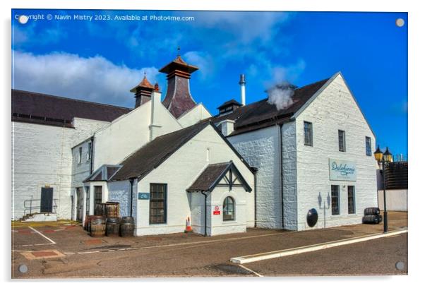 The Dalwhinnie Distillery, Morayshire, Scotland Acrylic by Navin Mistry