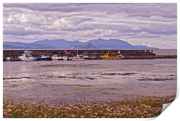 Maidens harbour an Isle of Arran Print by Allan Durward Photography