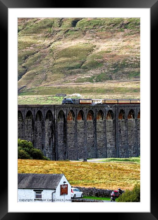 SNG over Ribblehead Framed Mounted Print by Trevor Camp
