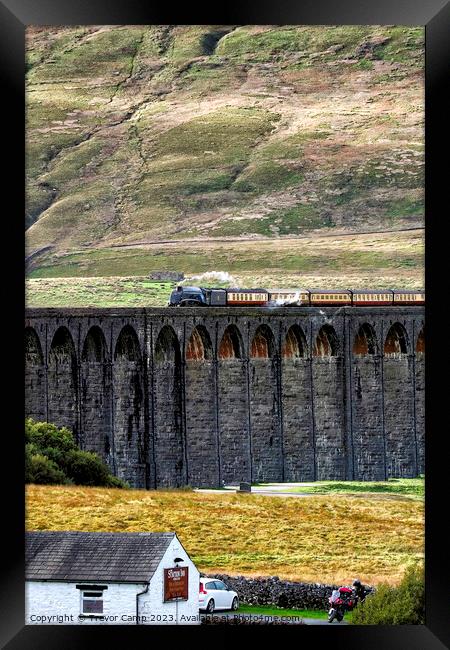 SNG over Ribblehead Framed Print by Trevor Camp