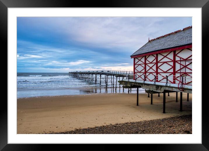 Saltburn by the Sea Framed Mounted Print by Steve Smith