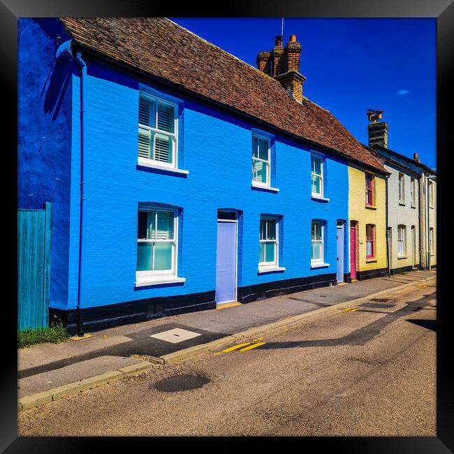 Colourful Houses Framed Print by Simon Hill