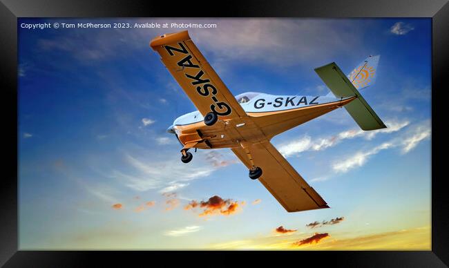 Cessna 172 G-SKAZ Framed Print by Tom McPherson