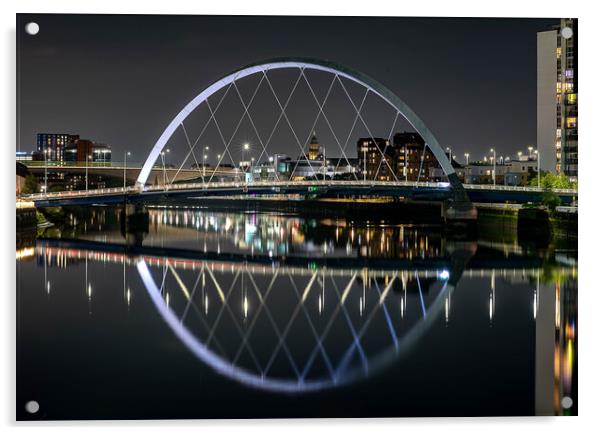 Glasgow Nights  Acrylic by Alan Sinclair